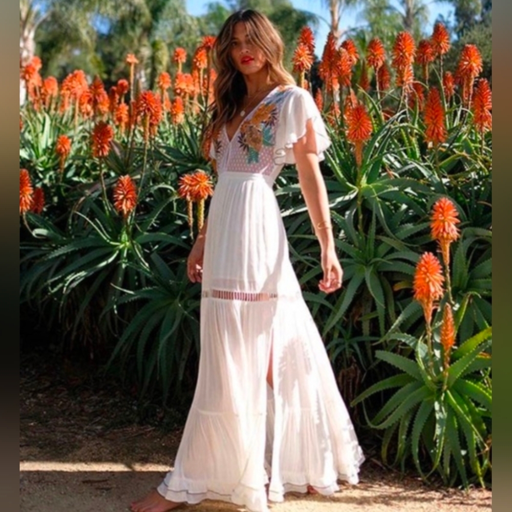 Rare✨ Cleobella x Rocky Barnes Bora Bora Dress , Small